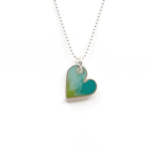 Heart Necklace color blend