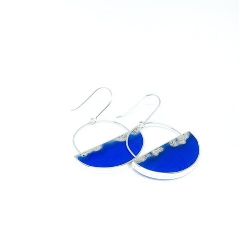 Signal Earrings blue