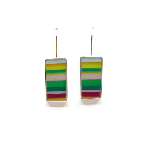 Lined Up Striped Earrings