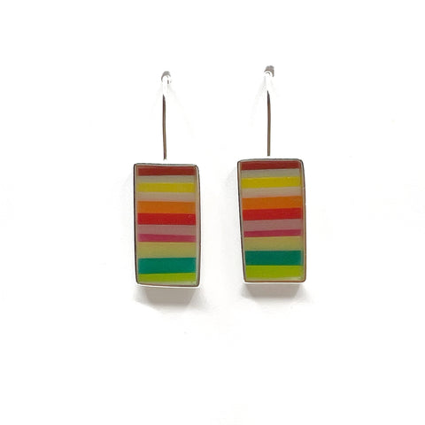Lined Up Striped Earrings