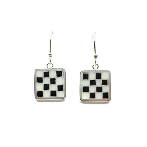 Checkered Earrings