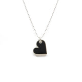Heart Necklace black