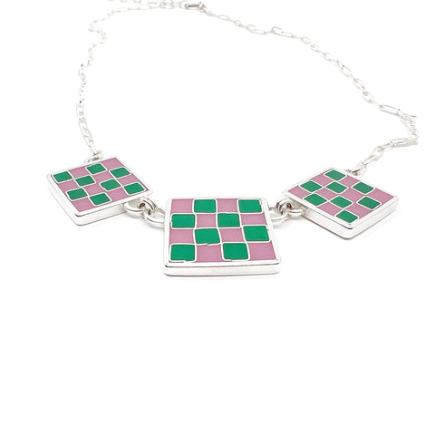 Checkered Necklace