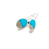 Terrain Earrings scuba blue