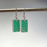 Dashed Earrings green