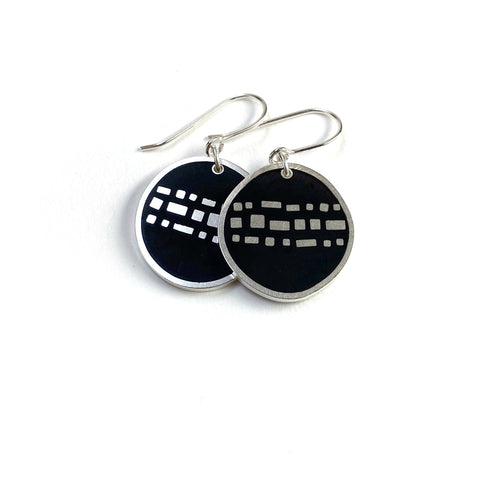 Cobble Earrings black